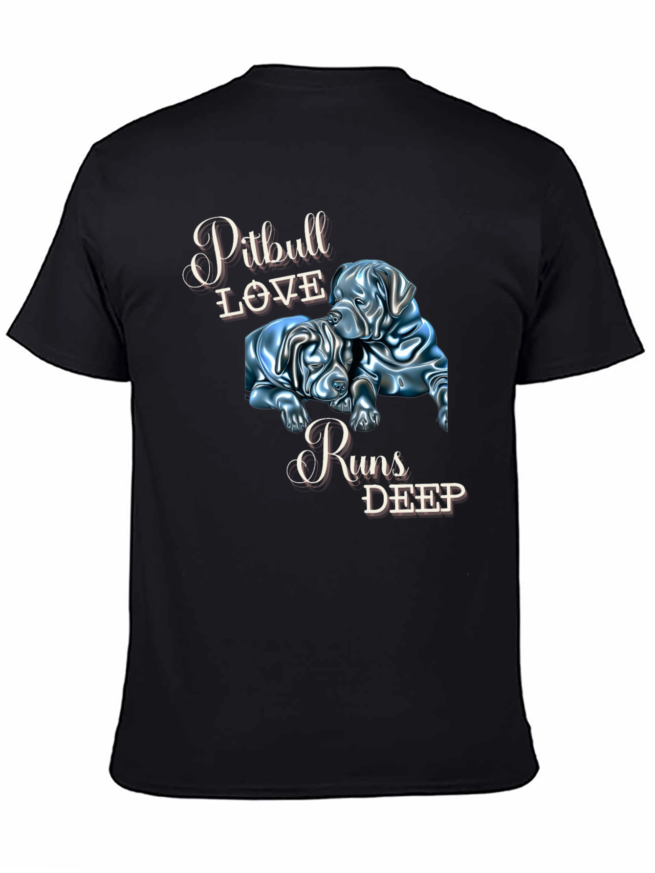Pitbull Love Runs Deep Graphic Tee