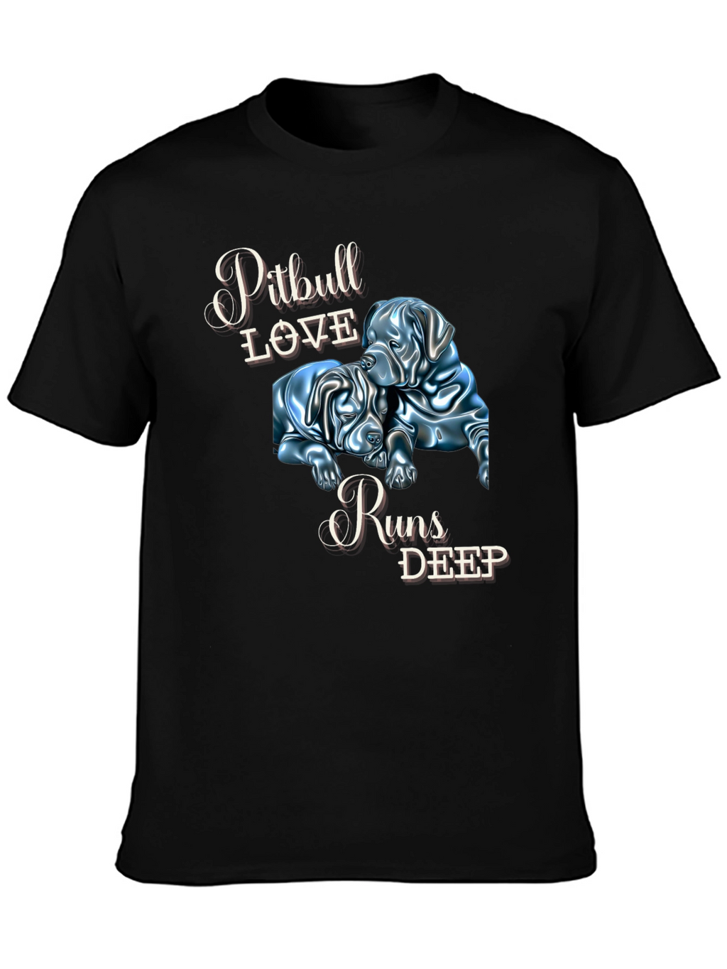 Pitbull Love Runs Deep Graphic Tee