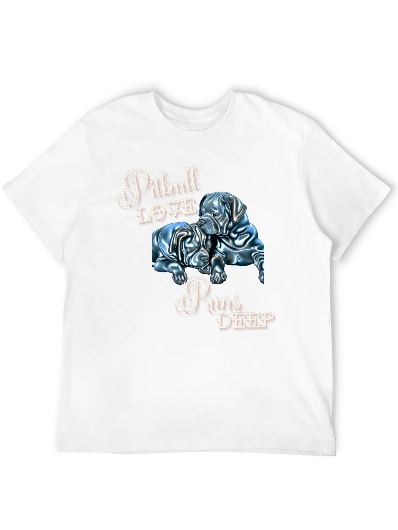 Pitbull Love Runs Deep Graphic Tee