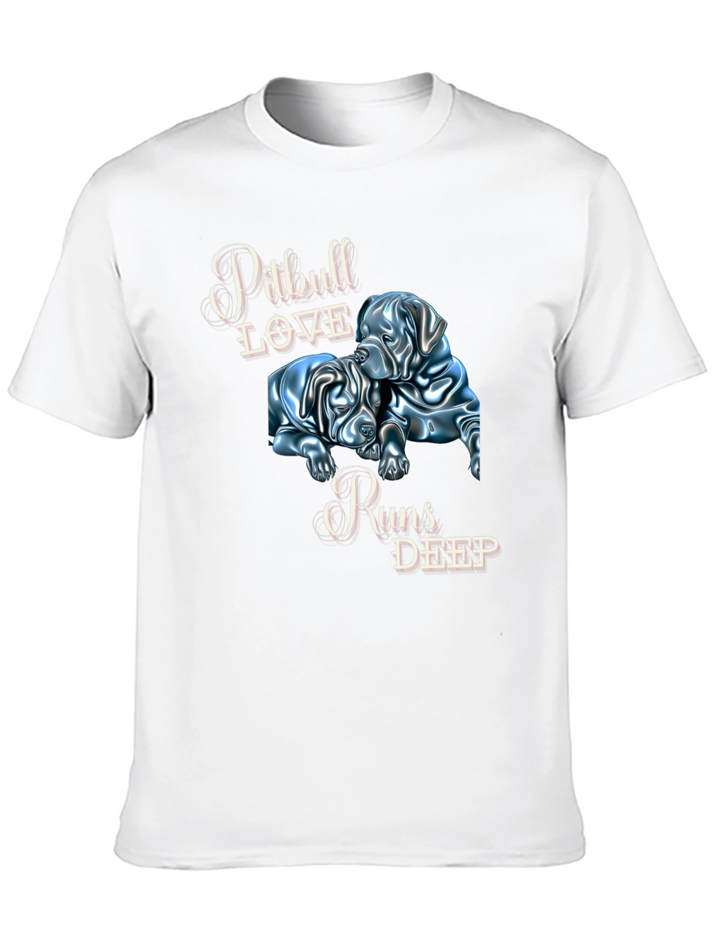 Pitbull Love Runs Deep Graphic Tee