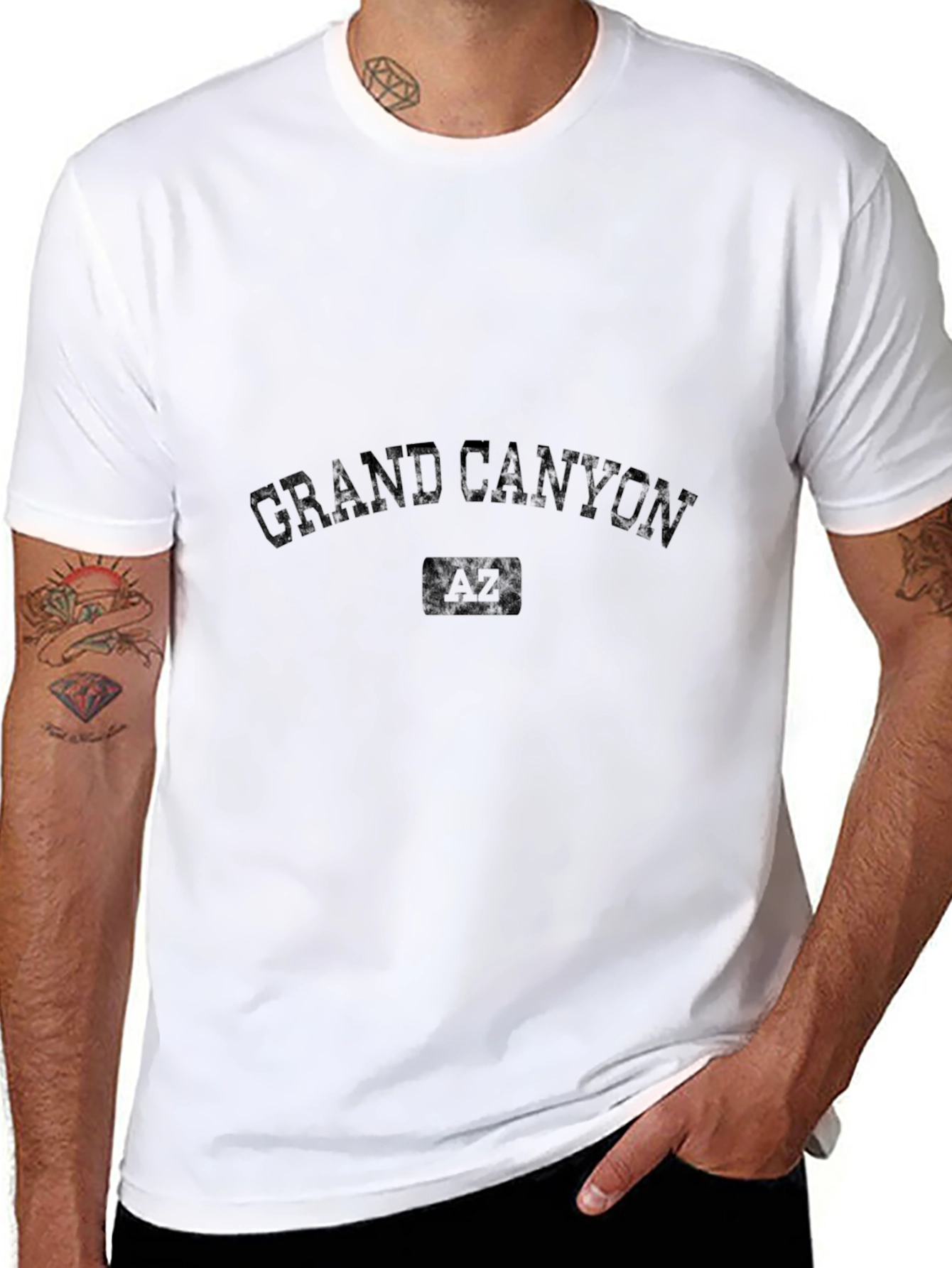 Grand Canyon AZ Black Graphic Tee