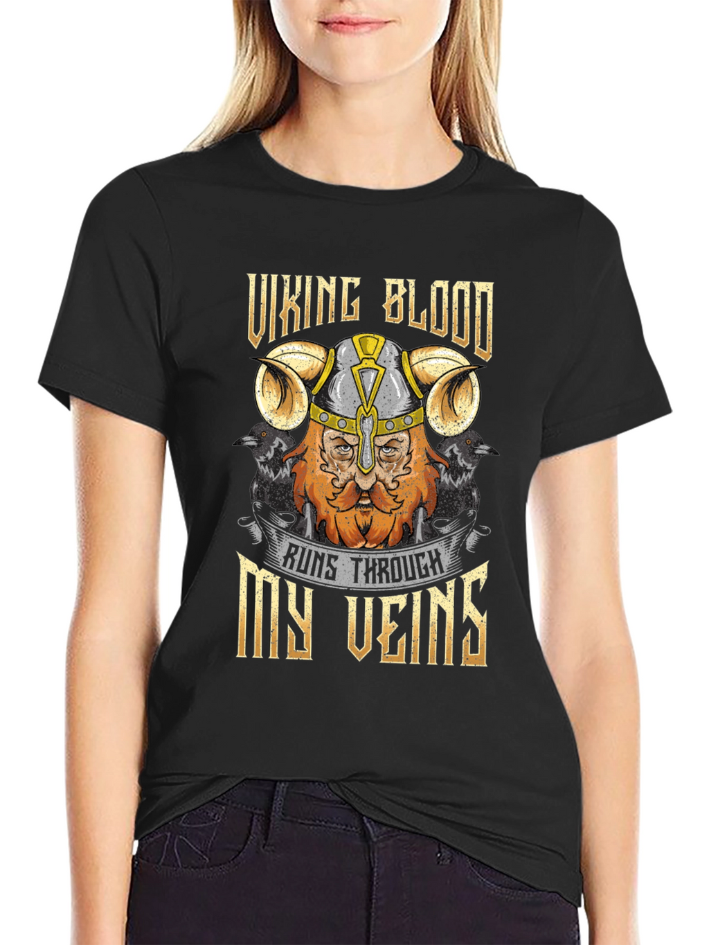 Viking Blood T-Shirt - Runs Through My Veins