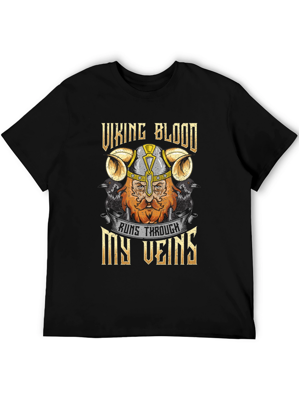 Viking Blood T-Shirt - Runs Through My Veins