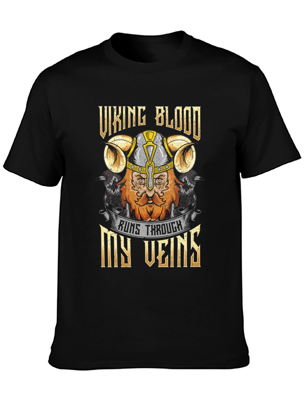 Viking Blood T-Shirt - Runs Through My Veins