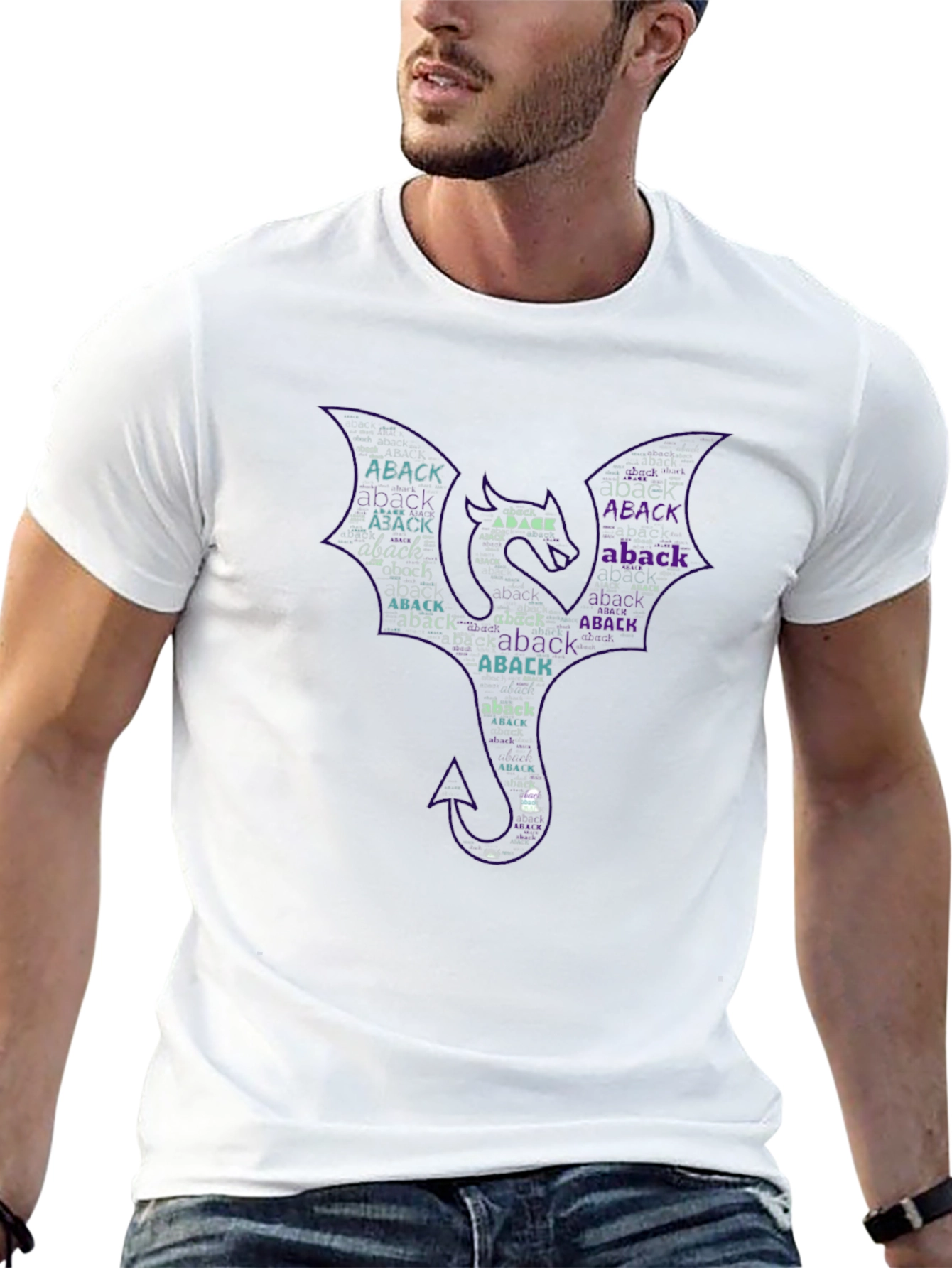 Dragon Word Art Graphic Tee