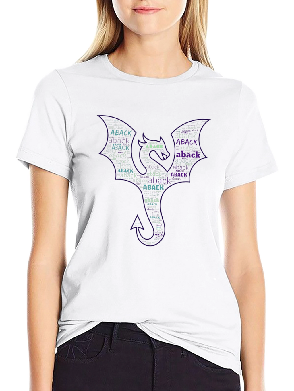 Dragon Word Art Graphic Tee