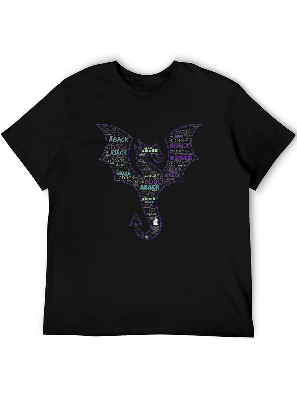 Dragon Word Art Graphic Tee