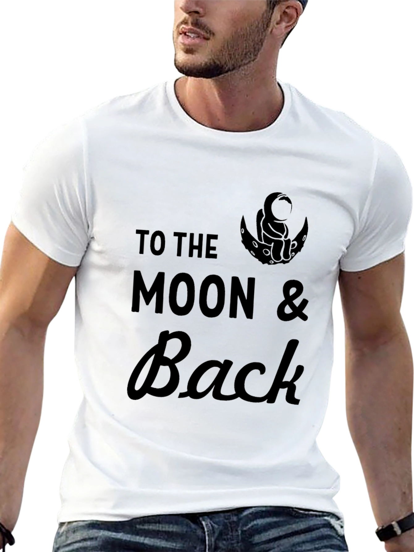 To The Moon & Back Graphic T-Shirt
