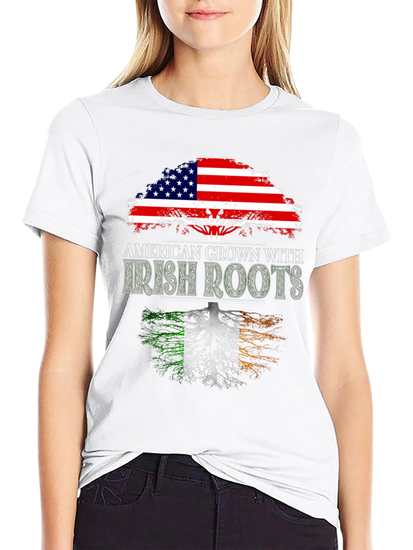 American Grown Irish Roots T-Shirt