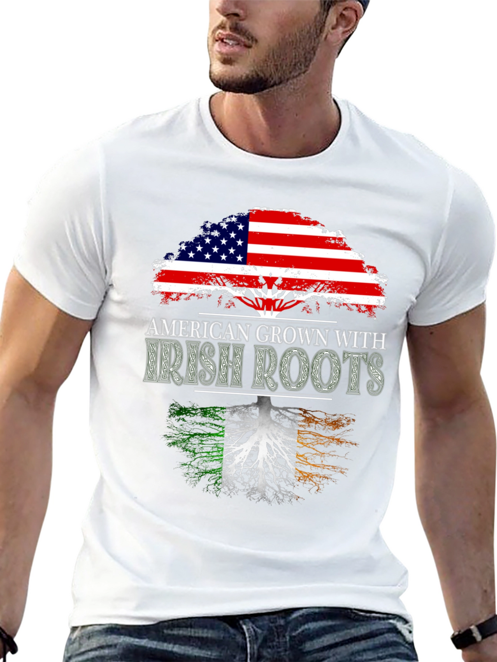 American Grown Irish Roots T-Shirt