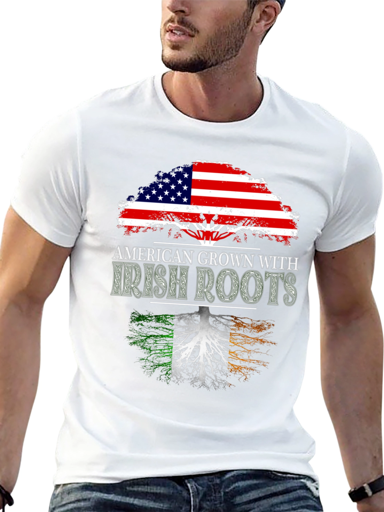 American Grown Irish Roots T-Shirt