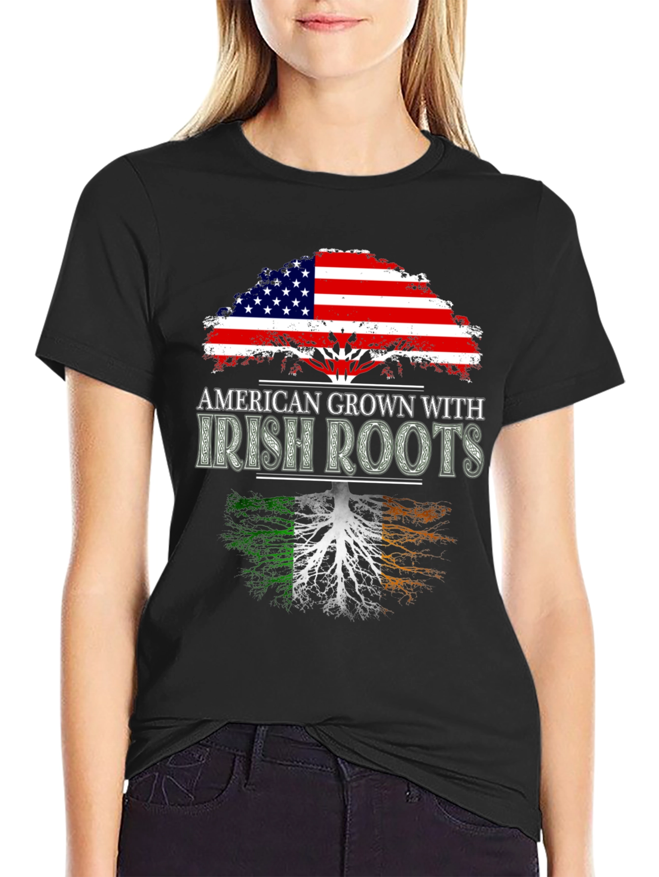 American Grown Irish Roots T-Shirt