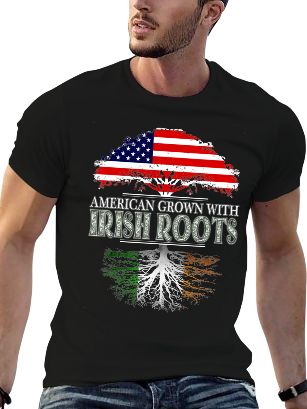 American Grown Irish Roots T-Shirt