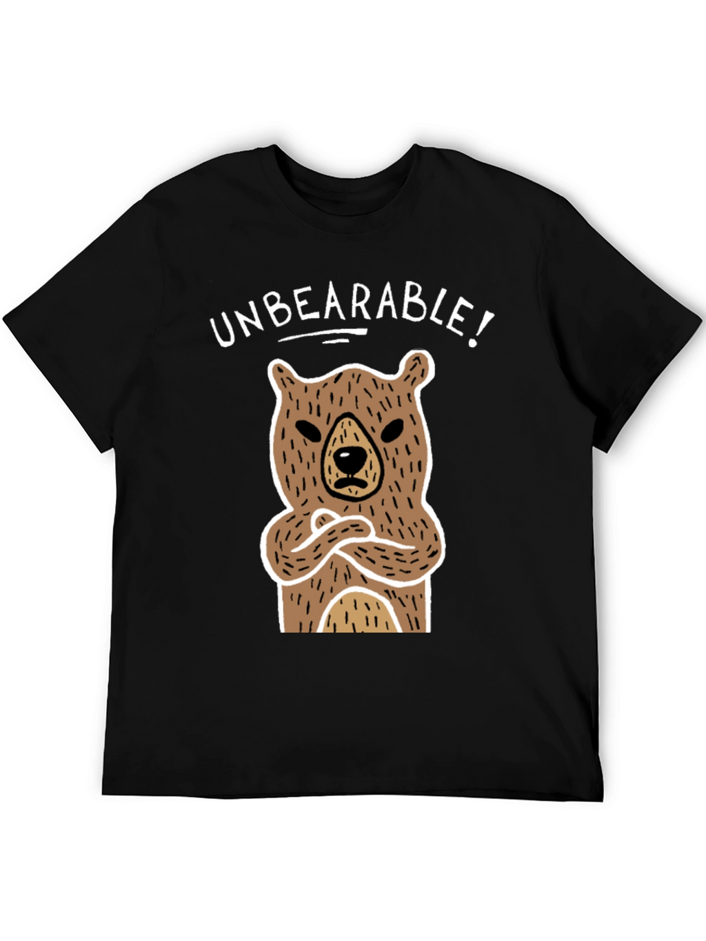 Unbearable Bear Graphic T-Shirt
