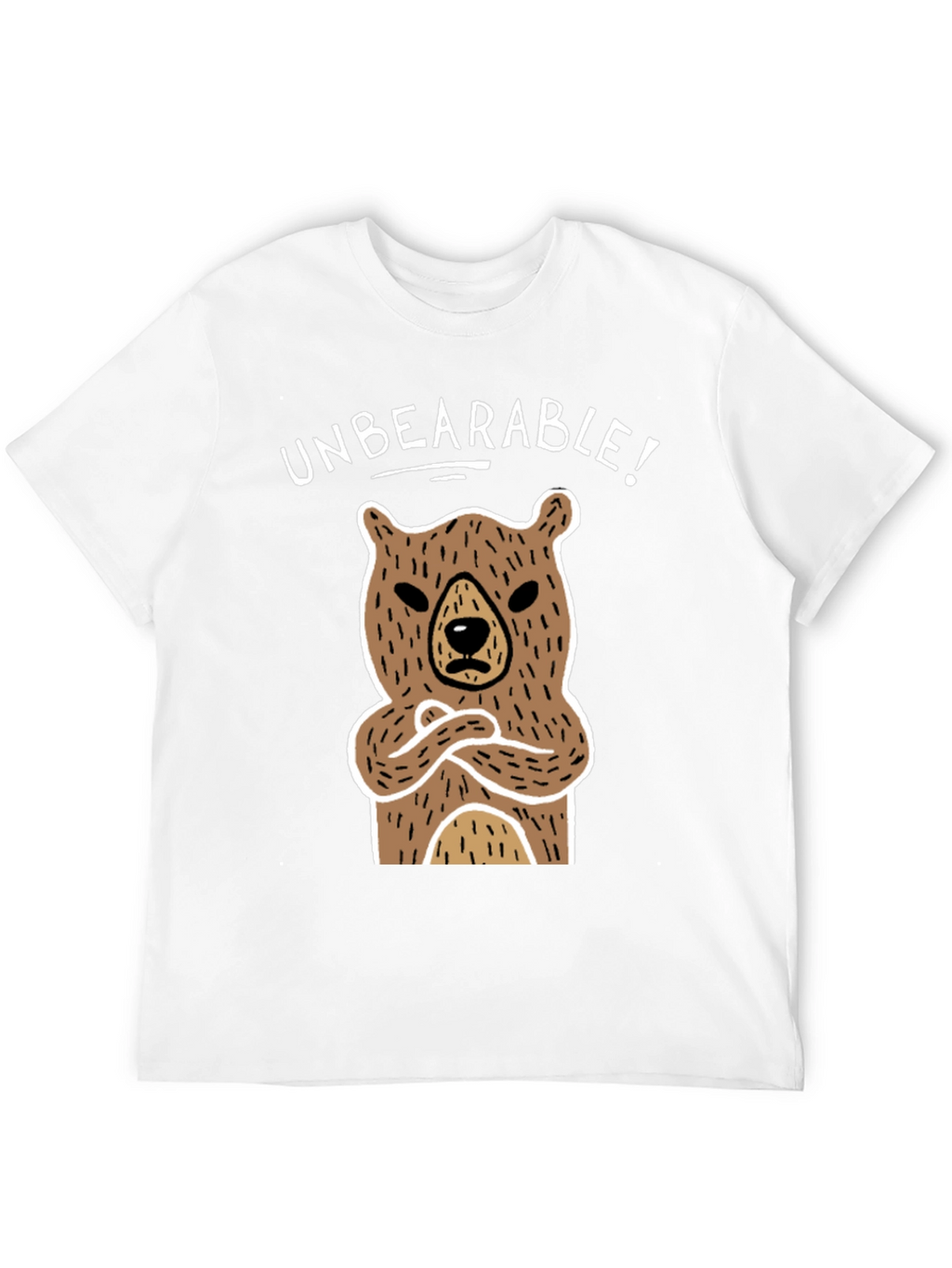 Unbearable Bear Graphic T-Shirt