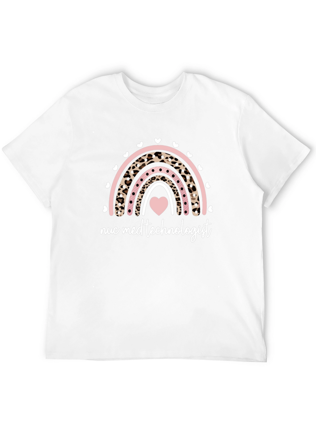 Nuc Med Technologist Rainbow Heart T-Shirt