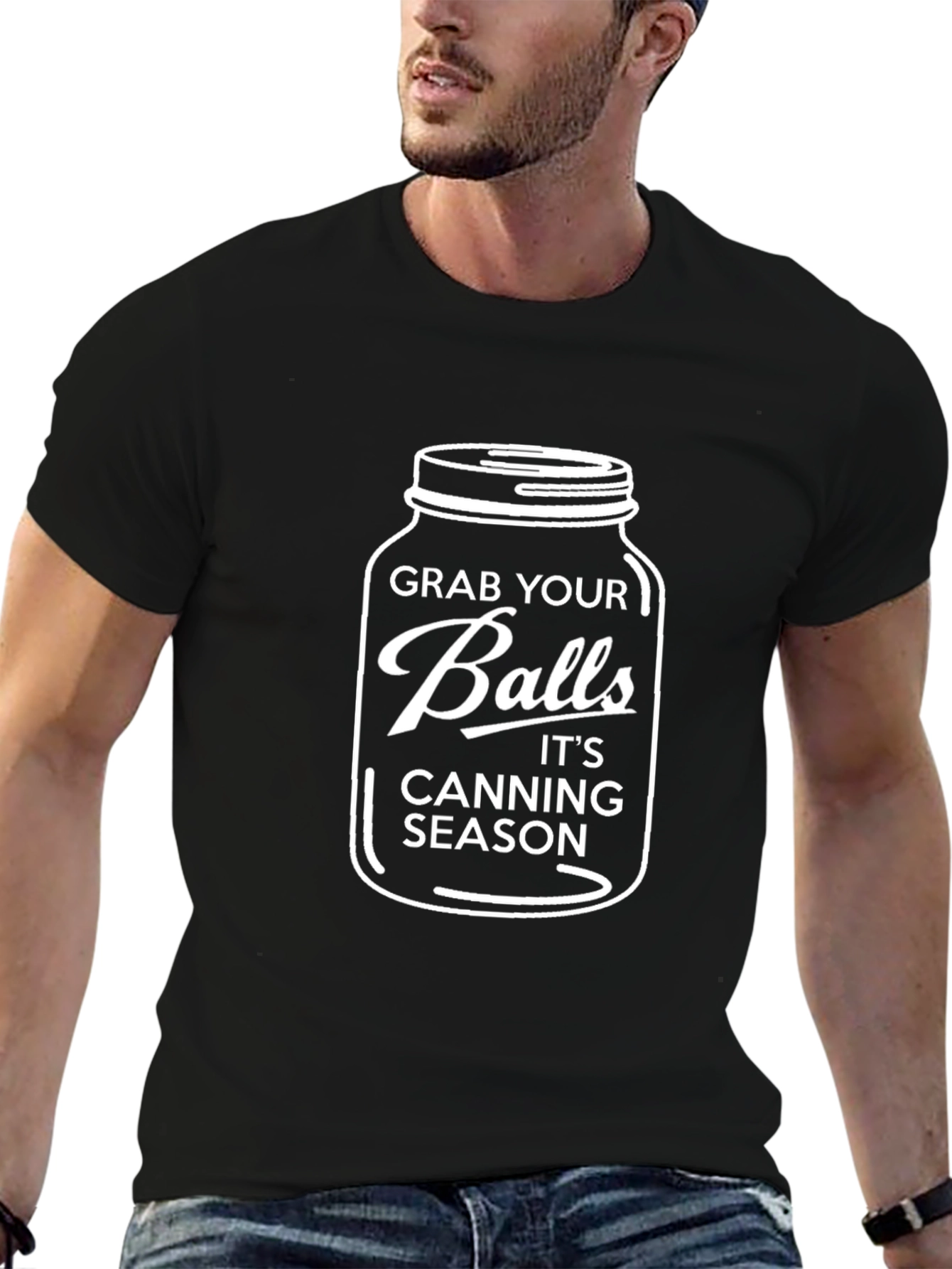 Grab Your Balls Canning Season Graphic T-Shirt