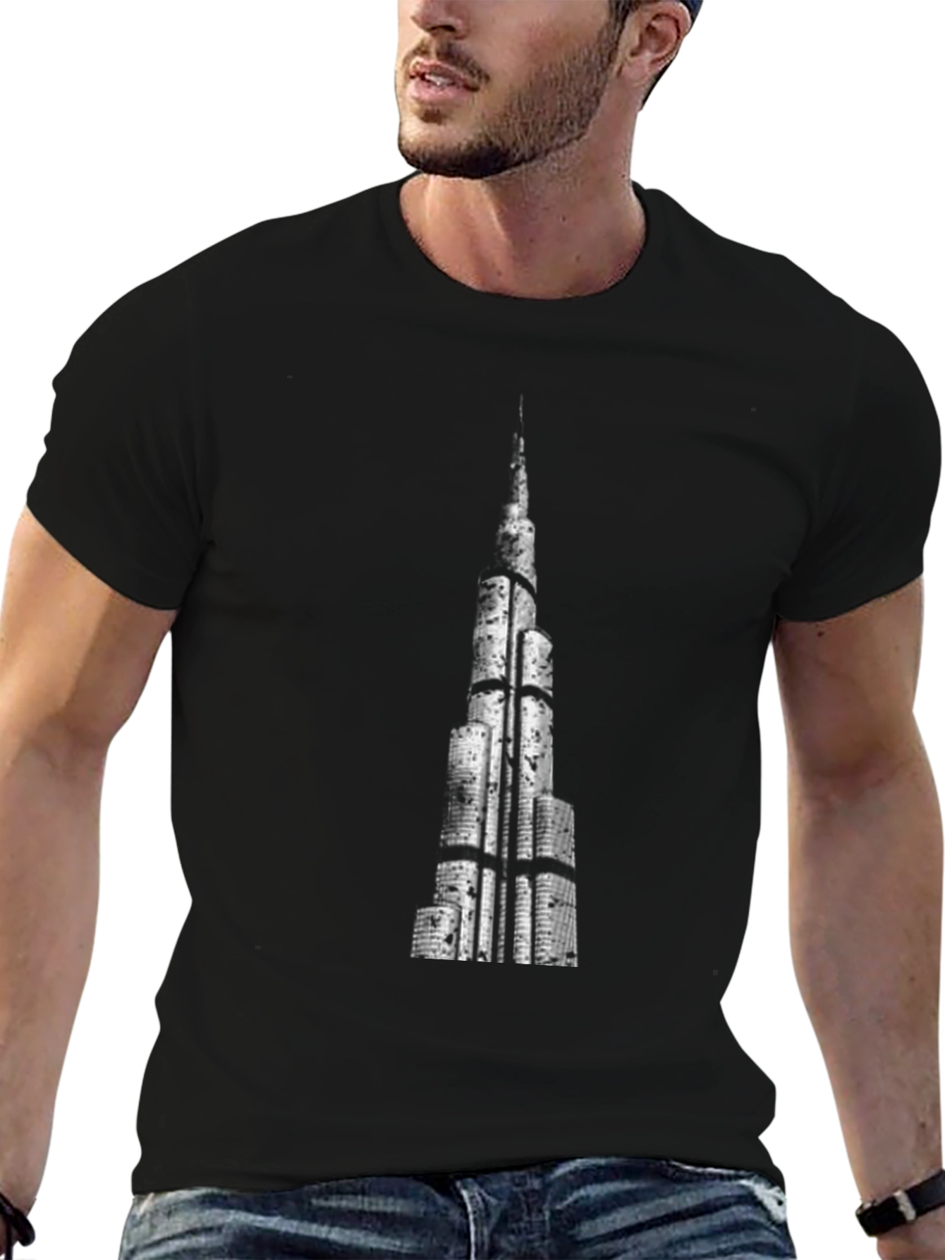 Burj Khalifa Graphic Tee - Modern Cityscape T-Shirt