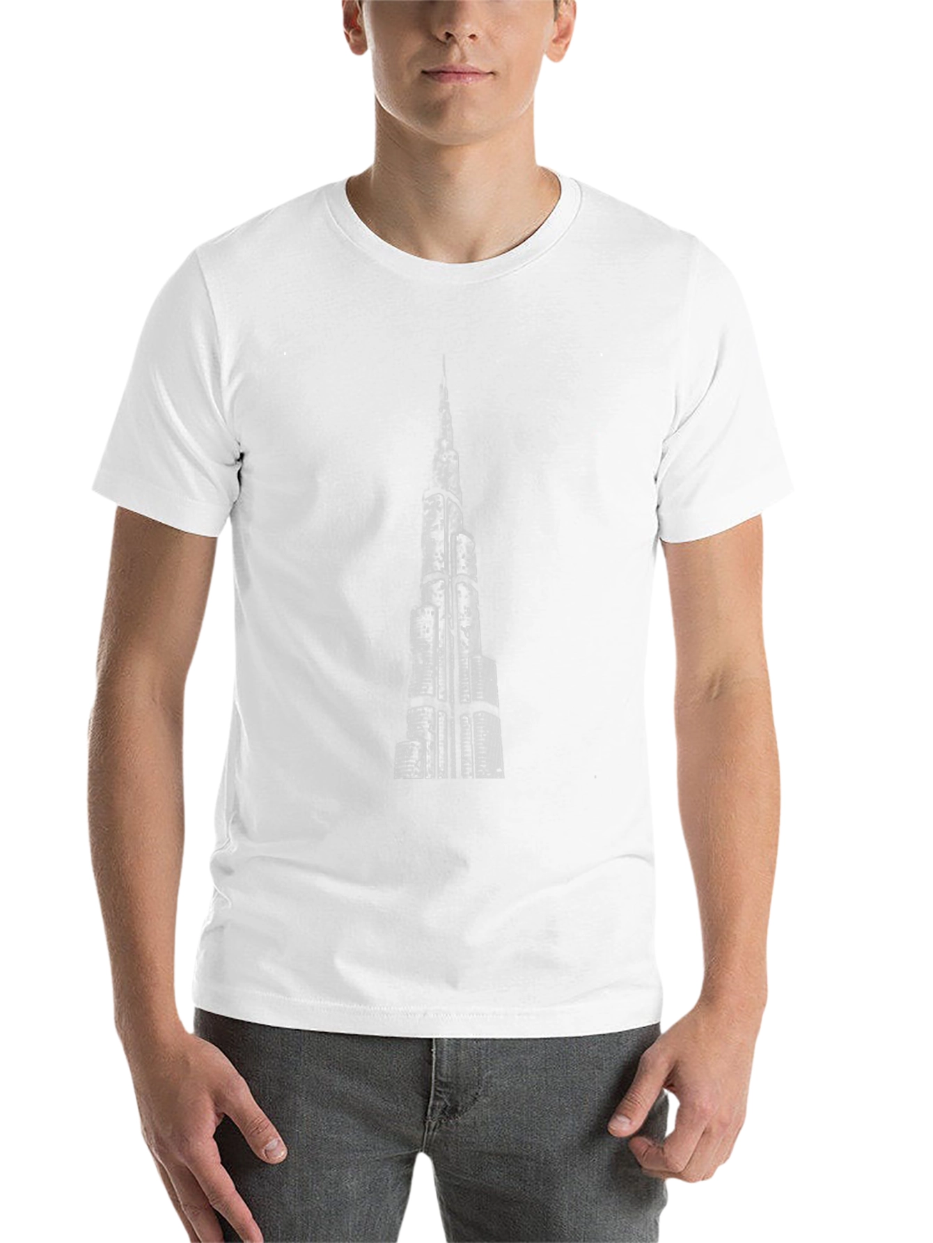 Burj Khalifa Graphic Tee - Modern Cityscape T-Shirt