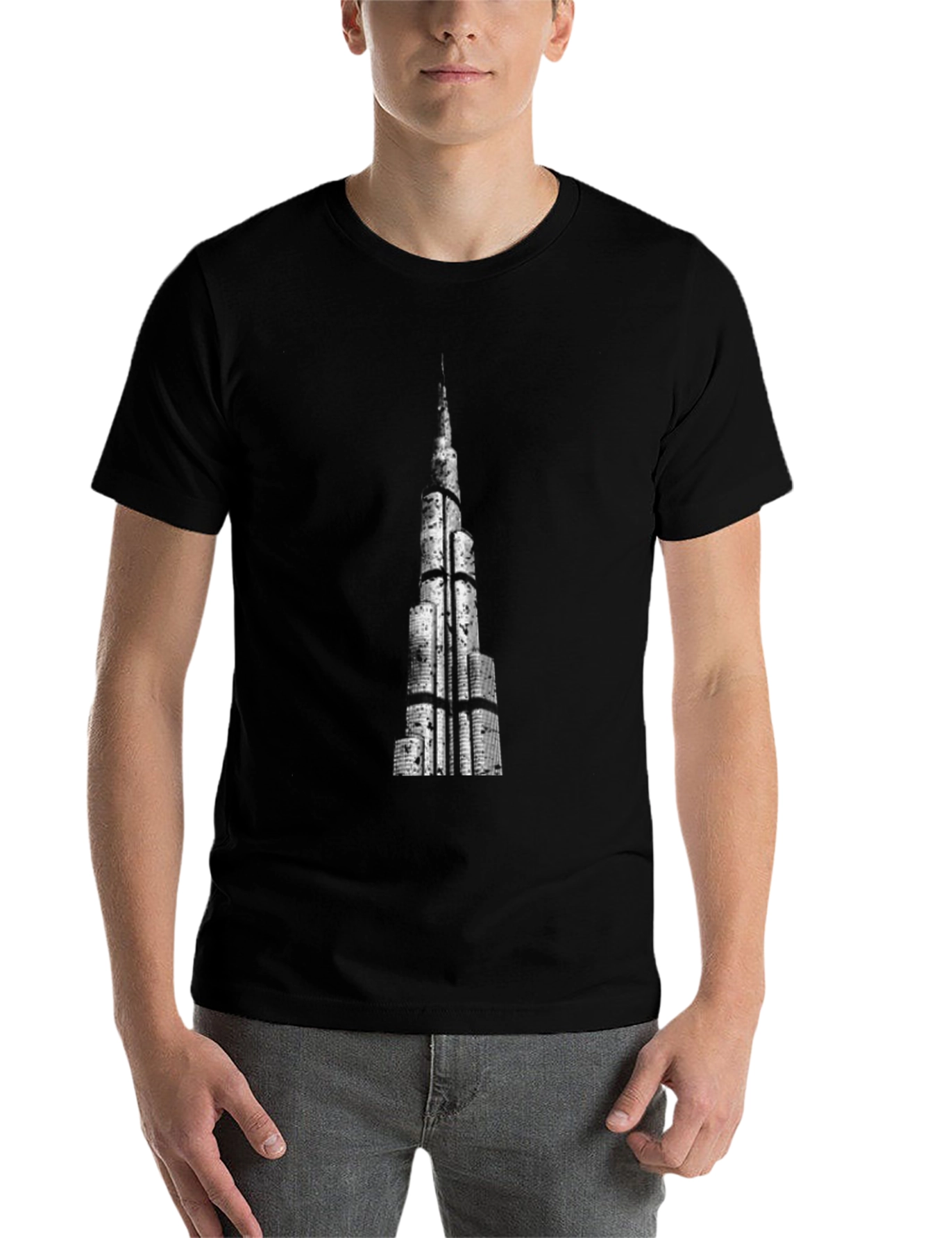 Burj Khalifa Graphic Tee - Modern Cityscape T-Shirt
