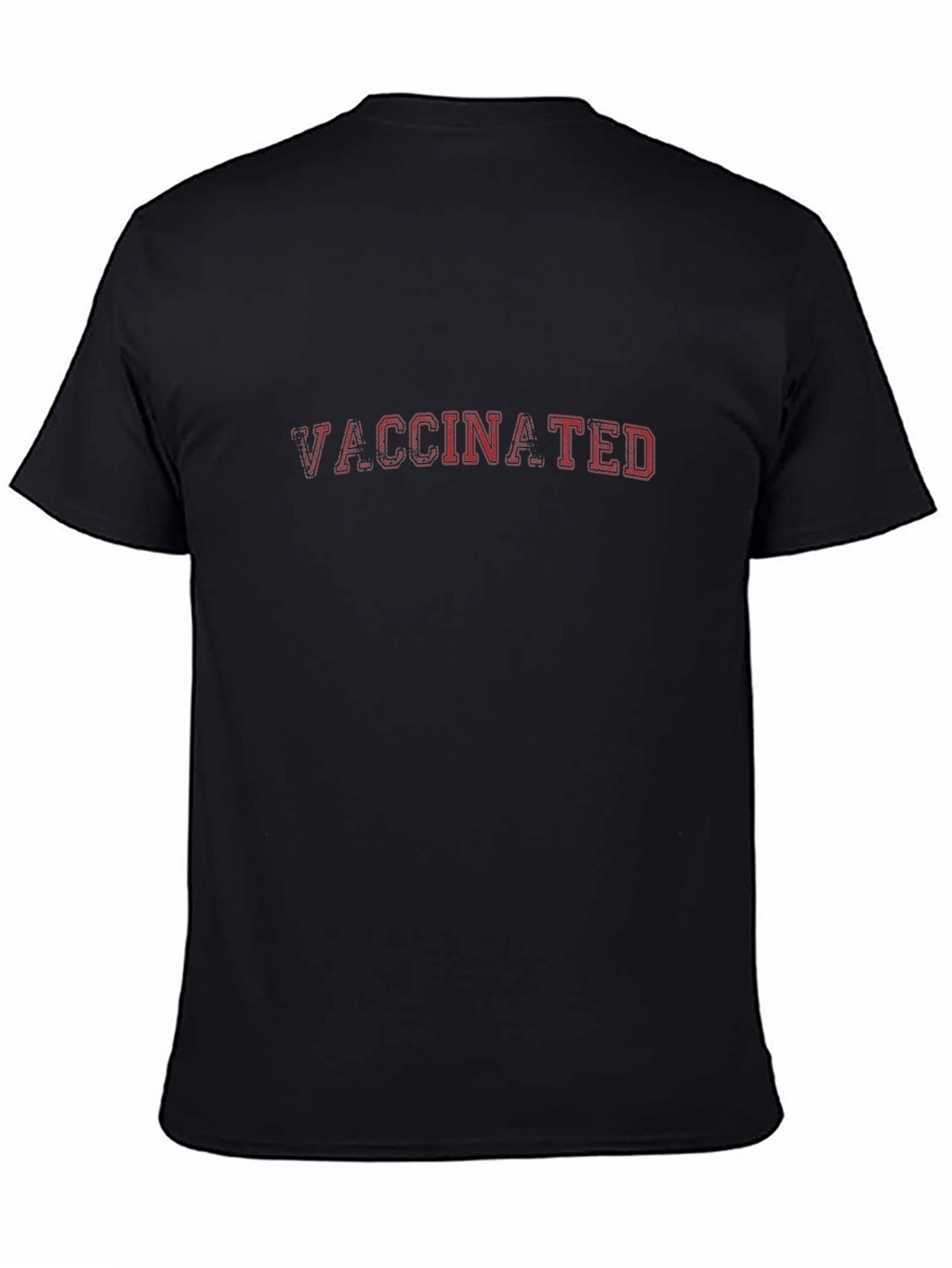 Vaccinated Graphic Tee - Black