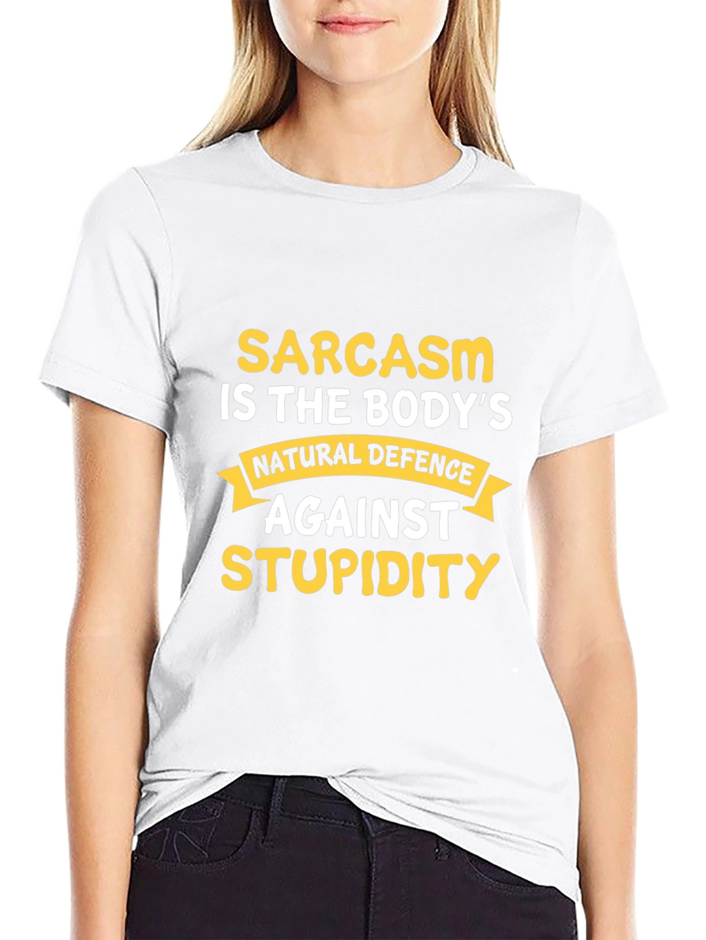 Sarcasm Is The Bodys Natural Defence T-Shirt