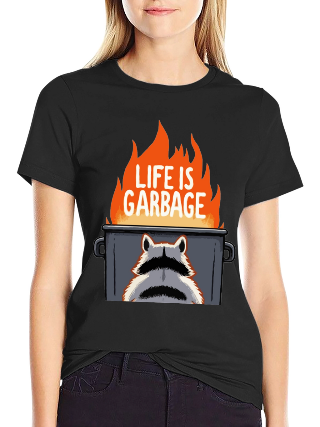 Life is Garbage Raccoon T-Shirt