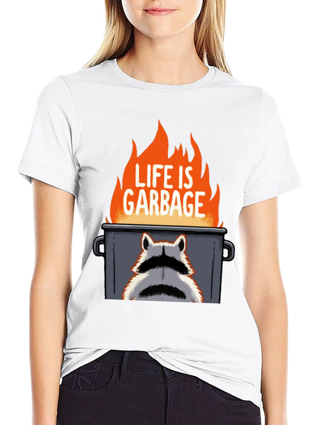 Life is Garbage Raccoon T-Shirt