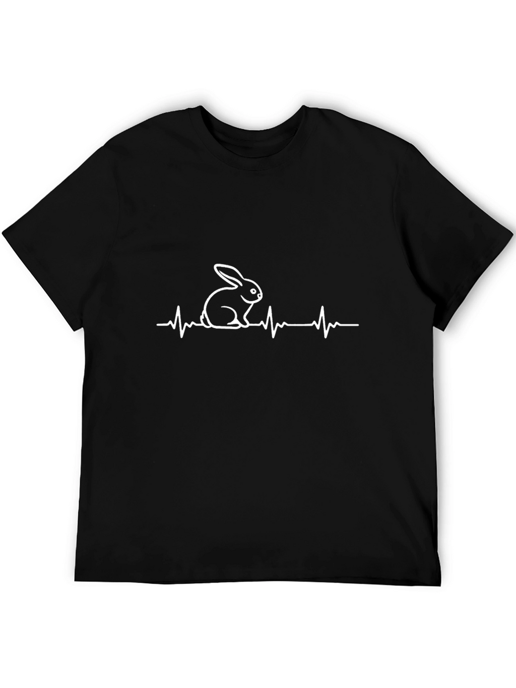 Rabbit Heartbeat T-Shirt - Cute Animal Tee
