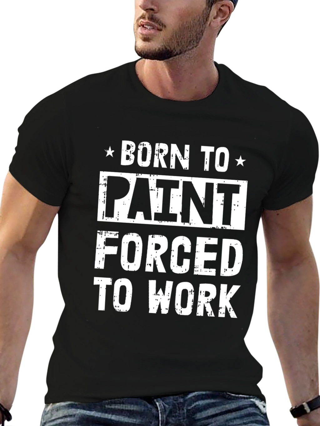 Born To Paint T-Shirt - Funny Painter Gift