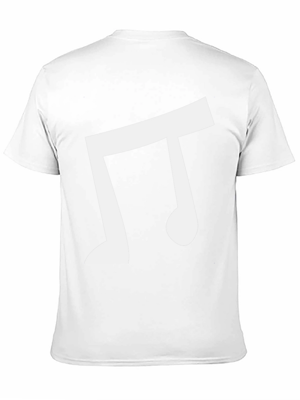 Musical Note Graphic Tee - Casual Black T-Shirt