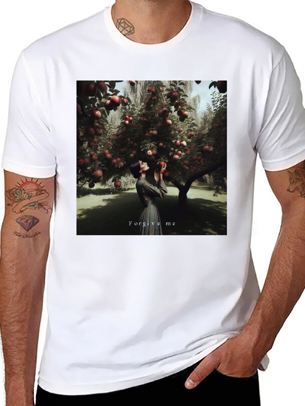 Eve Apple Tree Forgive Me Graphic Tee