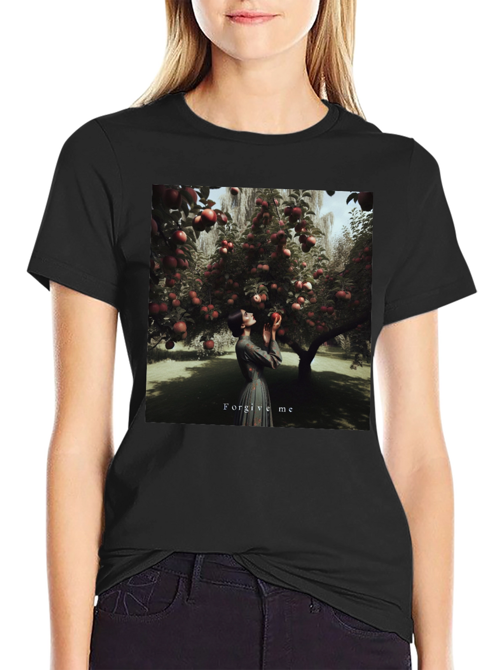 Eve Apple Tree Forgive Me Graphic Tee