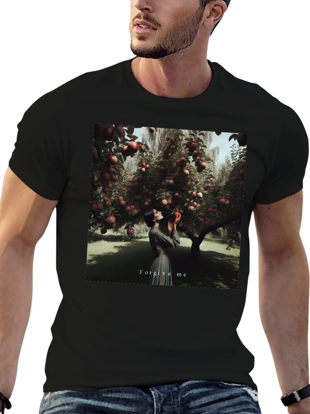 Eve Apple Tree Forgive Me Graphic Tee