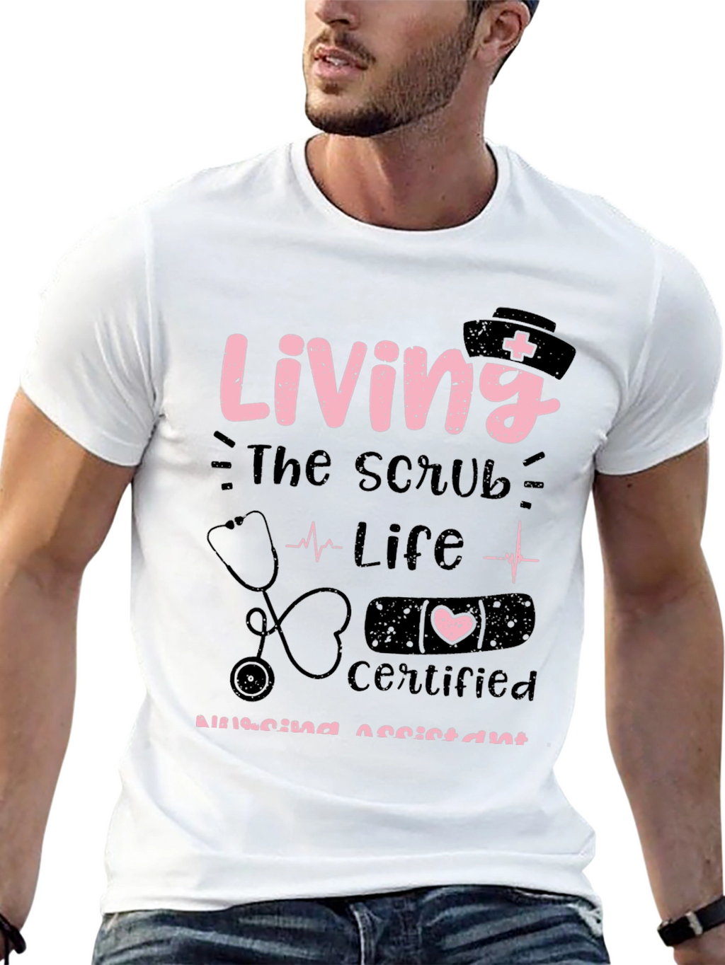 Living the Scrub Life Nurse T-Shirt