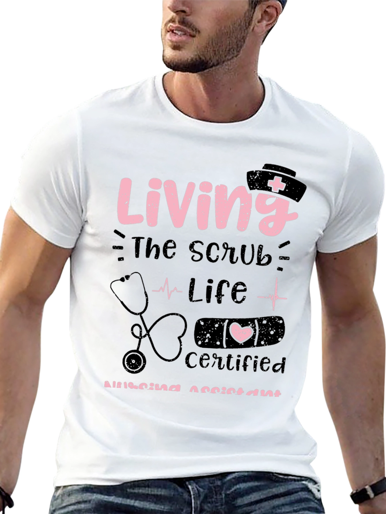 Living the Scrub Life Nurse T-Shirt