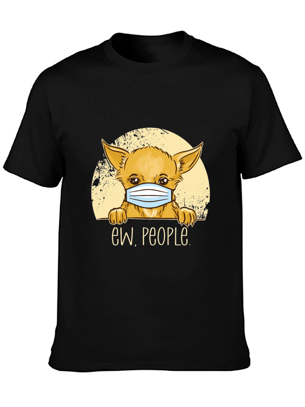 Ew People Dog Graphic Tee - Black