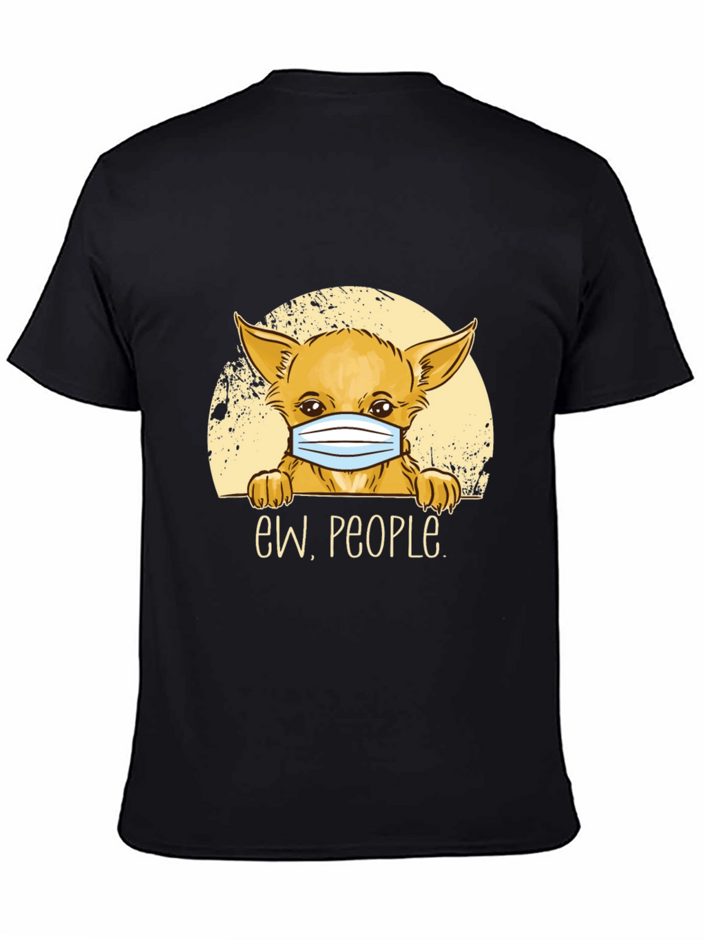 Ew People Dog Graphic Tee - Black