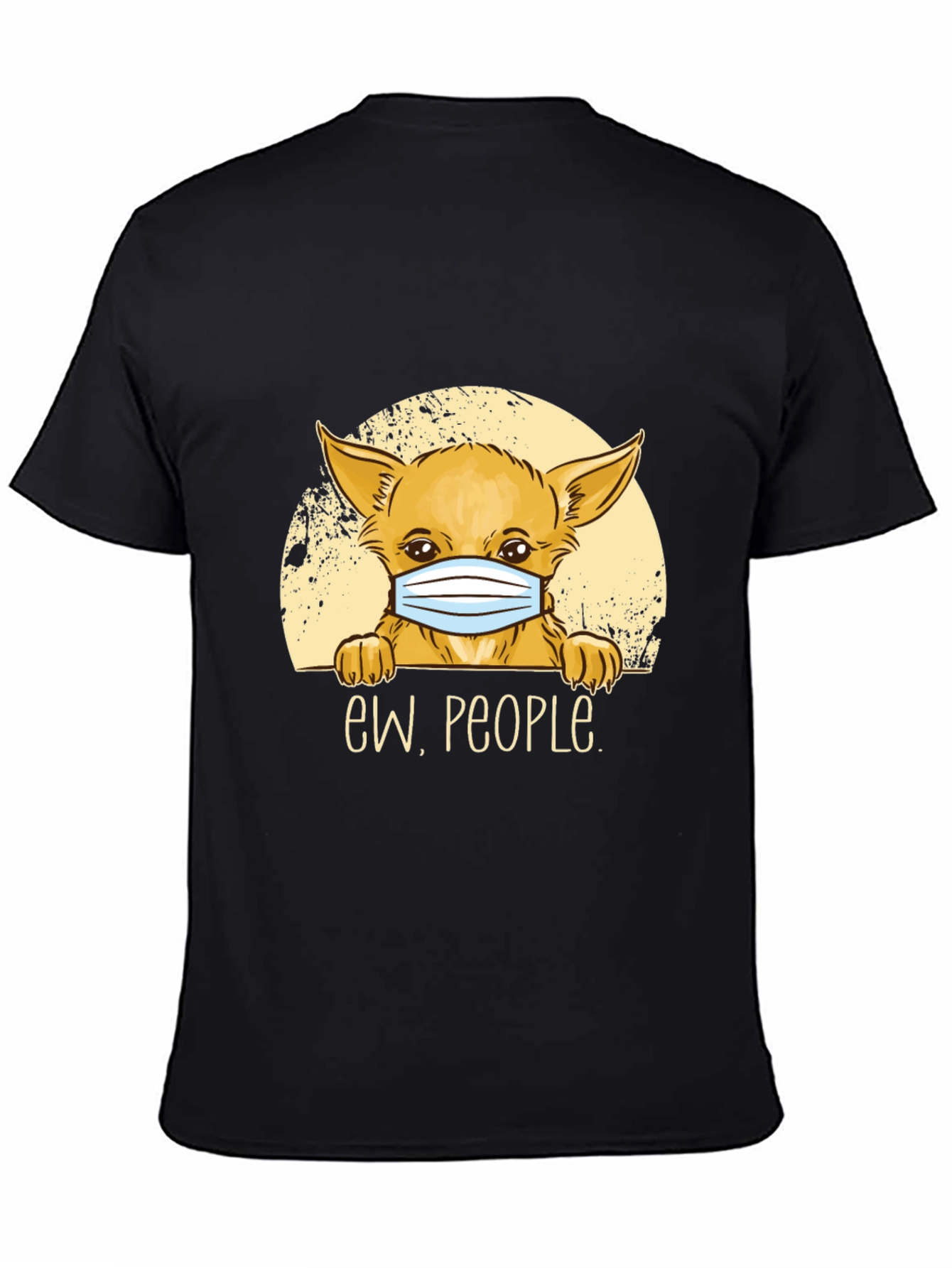 Ew People Dog Graphic Tee - Black