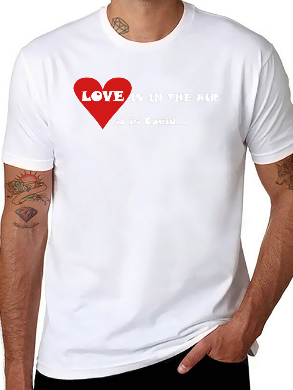 Love is in the Air So is Covid T-Shirt