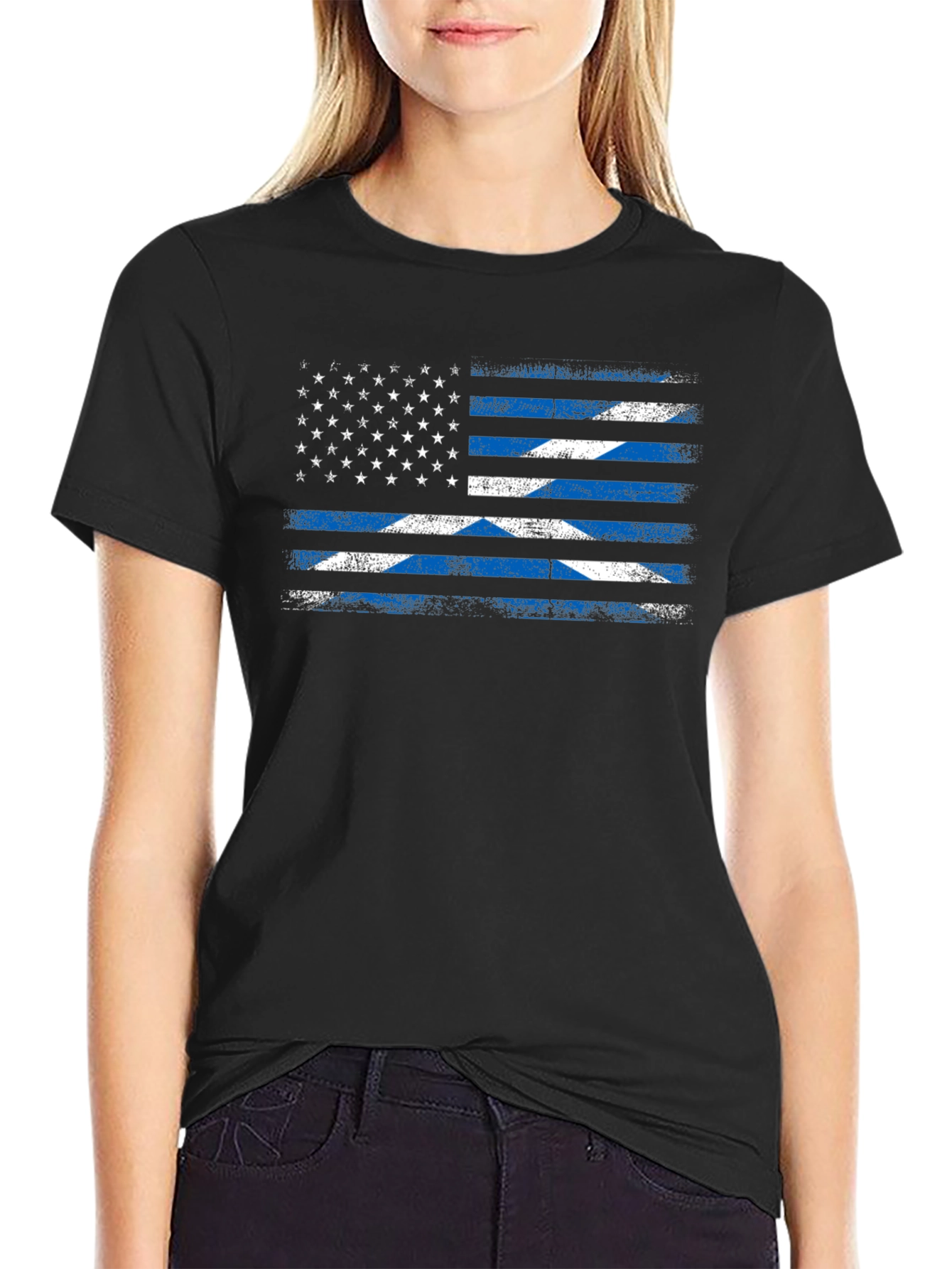 USA Scottish Flag T-Shirt