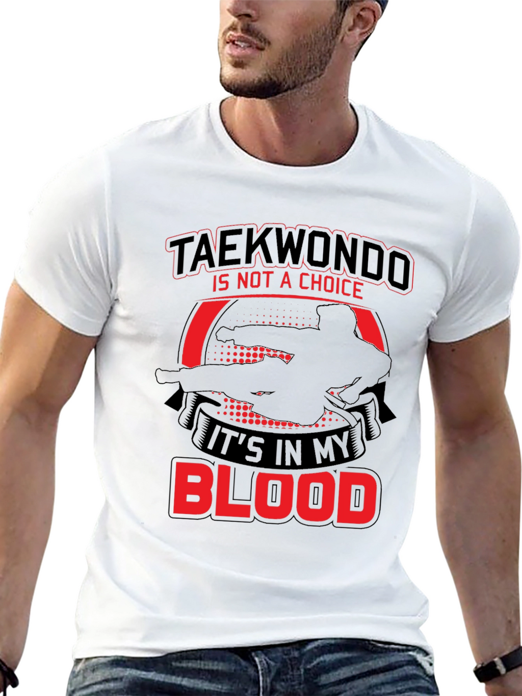 Taekwondo Blood T-Shirt - Martial Arts Tee