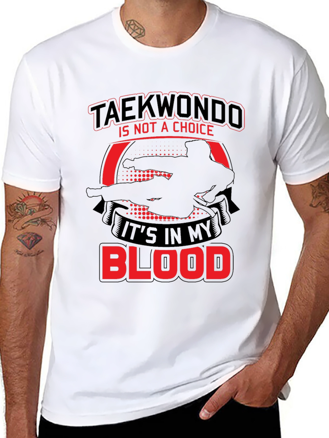 Taekwondo Blood T-Shirt - Martial Arts Tee