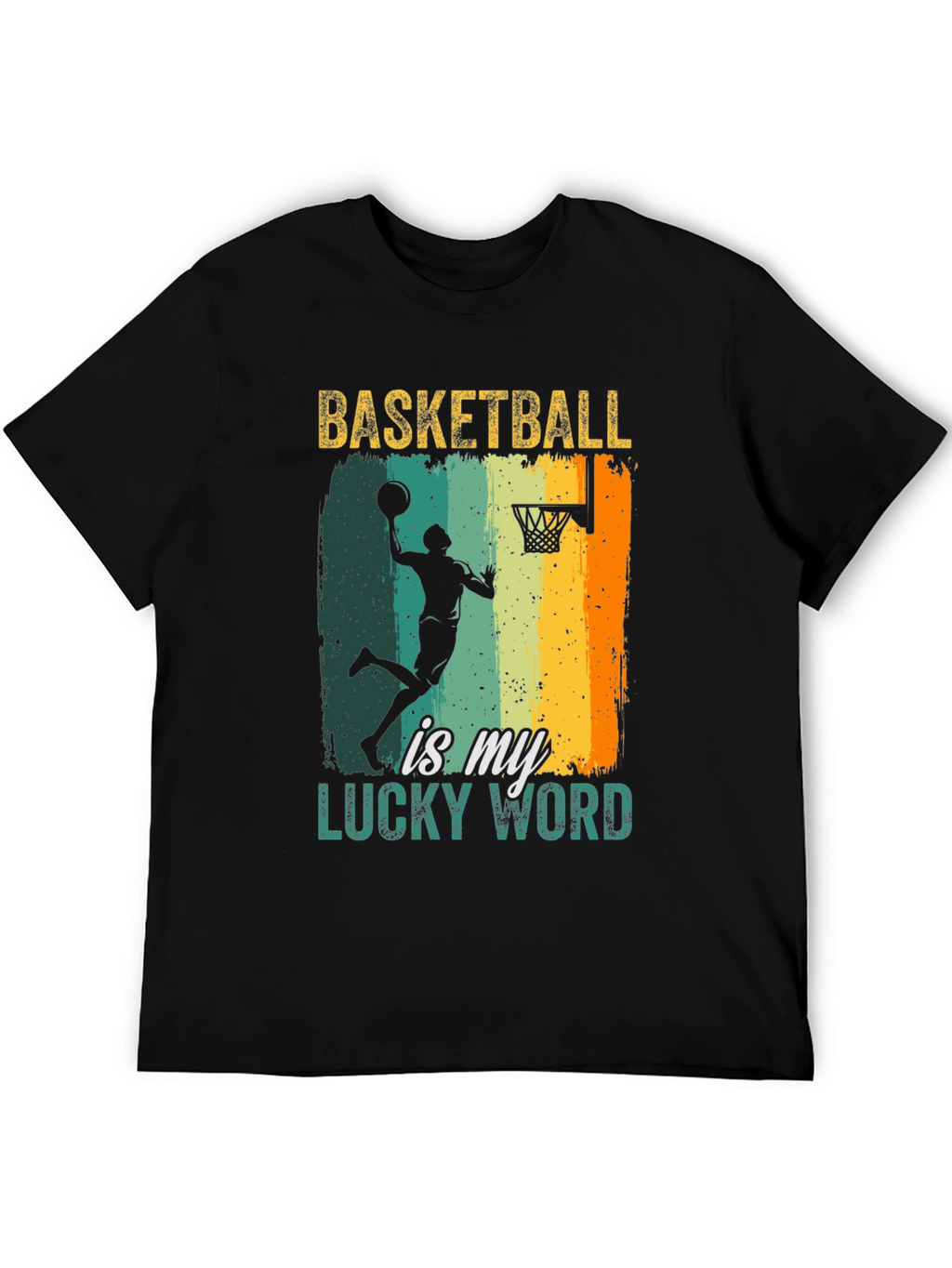 Basketball Is My Lucky Word T-Shirt
