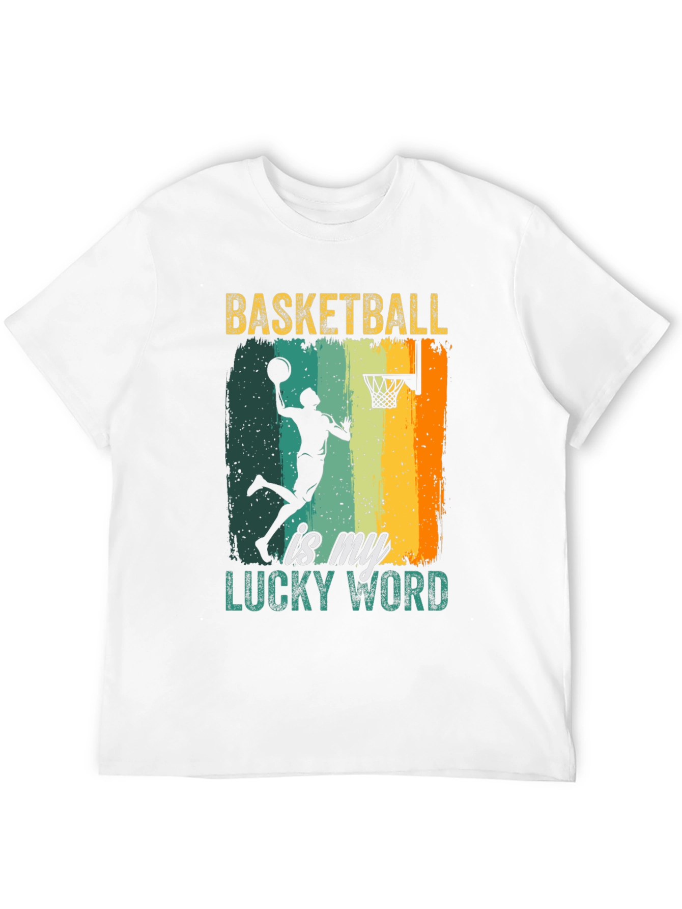 Basketball Is My Lucky Word T-Shirt