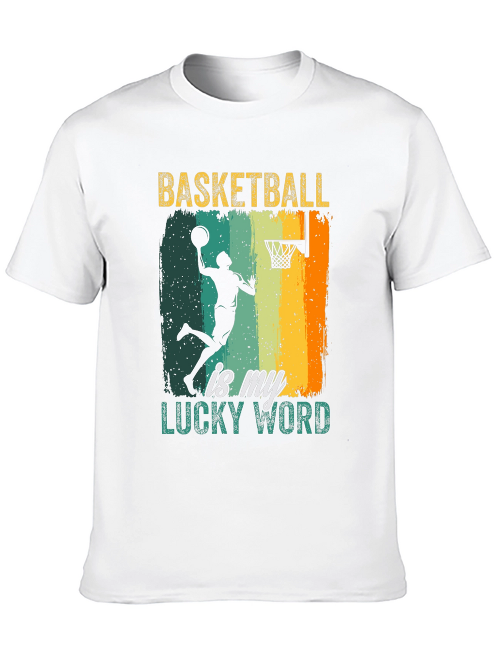 Basketball Is My Lucky Word T-Shirt