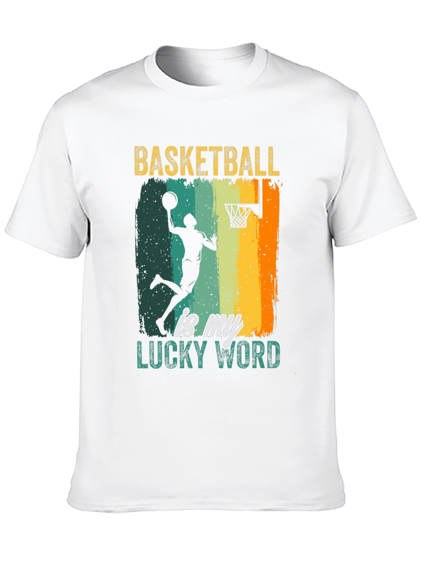 Basketball Is My Lucky Word T-Shirt