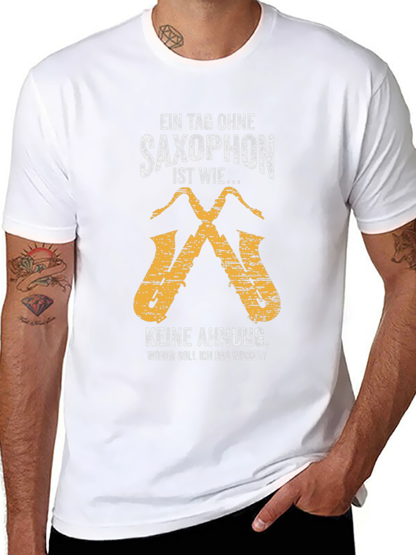 Saxophone T-Shirt - Funny Musician Tee