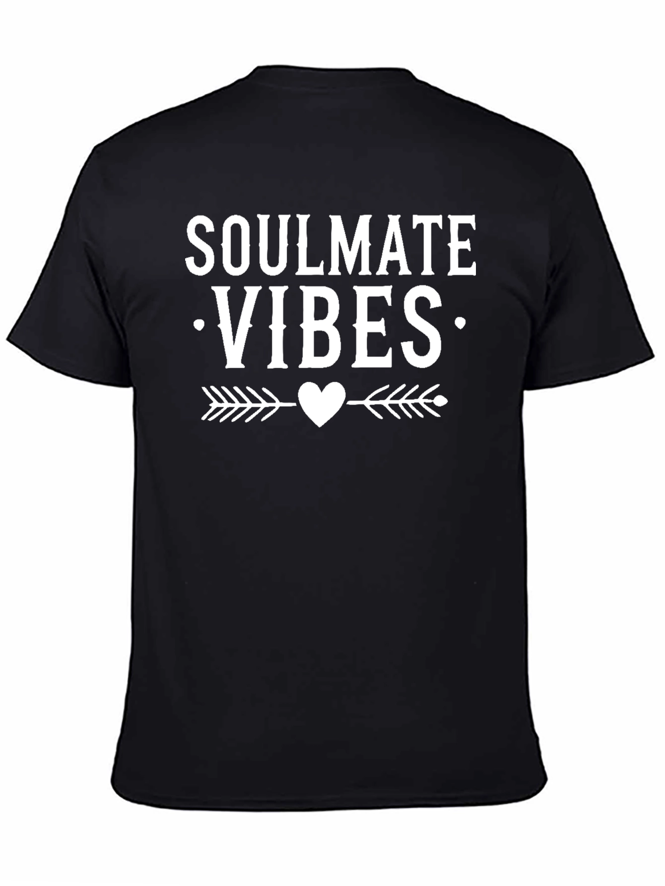 Soulmate Vibes Graphic Tee - Black
