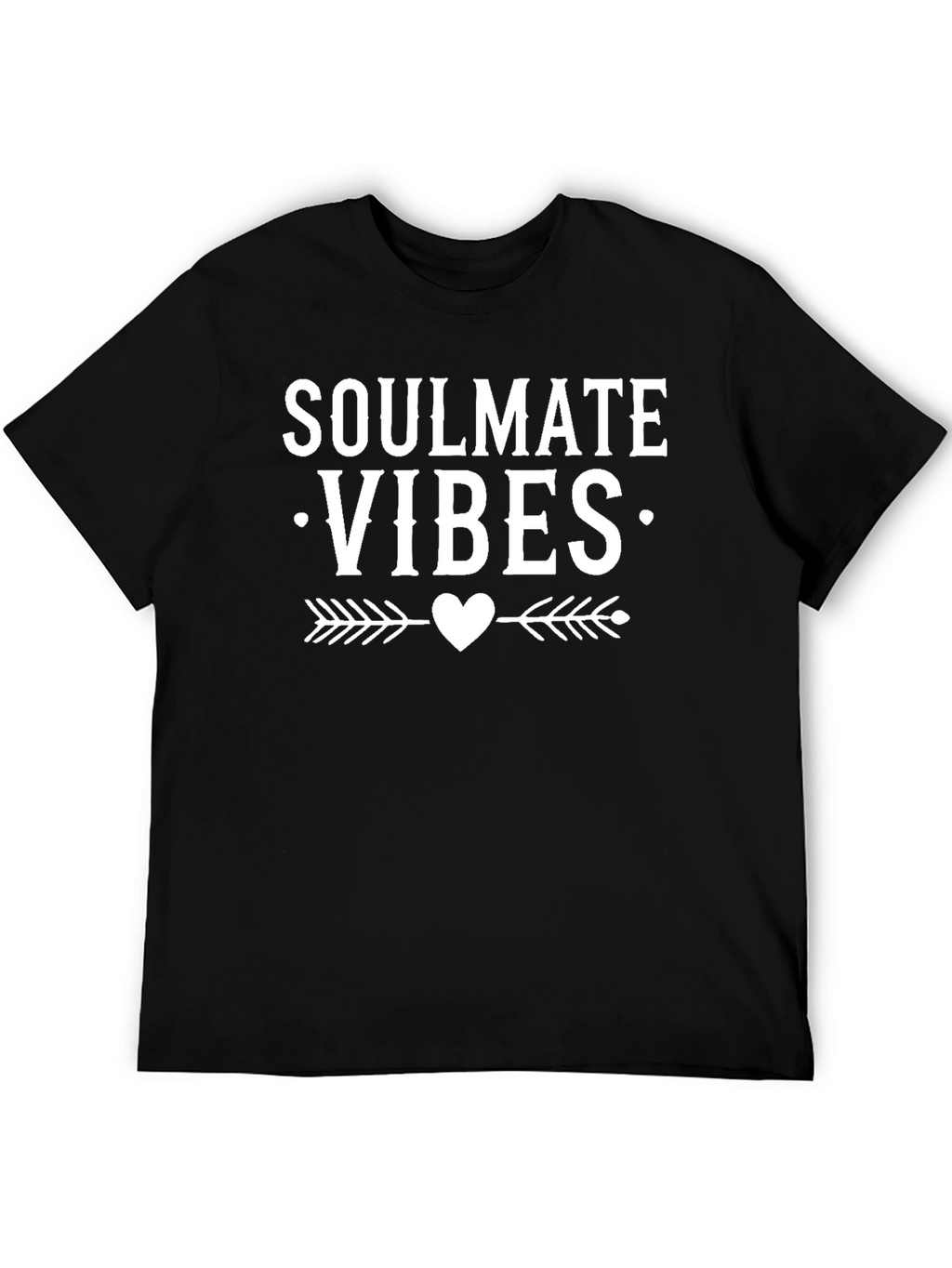 Soulmate Vibes Graphic Tee - Black